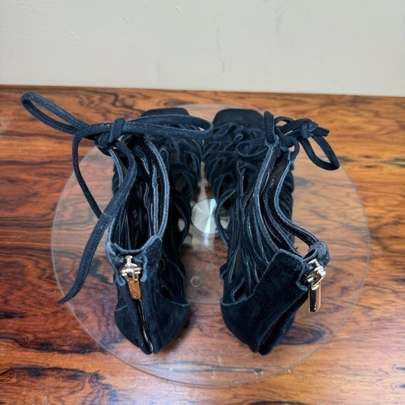 Sam Edelman Lara Lace Up Caged Gladiator Sandals - Picture 10 of 15